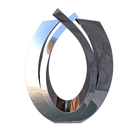 Yes - Reflective Stainless Steel Sculpture