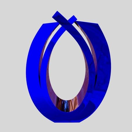 Yes - Reflective Stainless Steel Sculpture