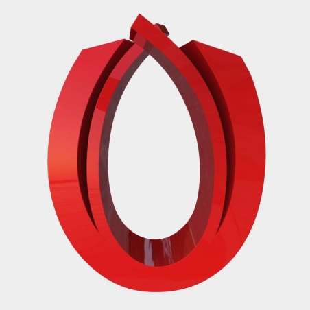 Yes - Reflective Stainless Steel Sculpture