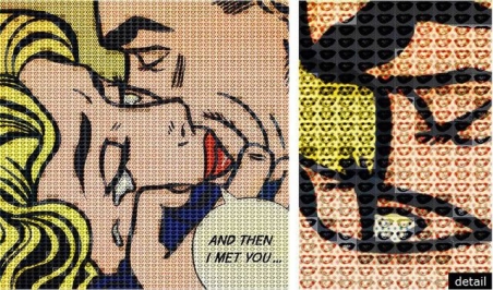A Thousand Kisses Deep, Lichtenstein vs Warhol