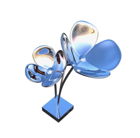 Three Flowers - Elegant Floral Composition