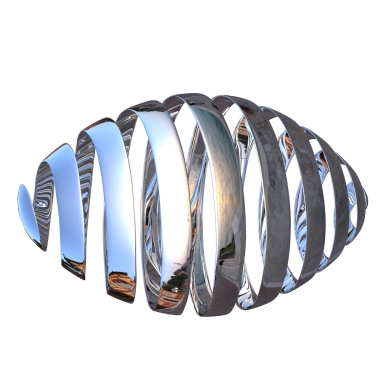 Bib 1 - Organic and cosmic sculpture