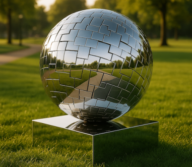 Puzzle - Contemporary Sphere with...