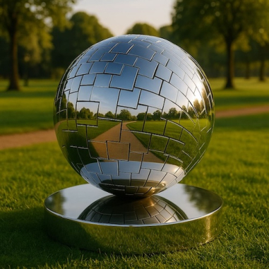 Puzzle - Contemporary Sphere with...