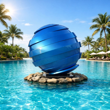 Blue Ball - Offset Ring Structure