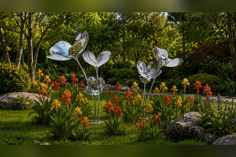 Three Flowers - Elegant Floral Composition