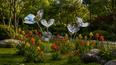 Three Flowers - Elegant Floral...