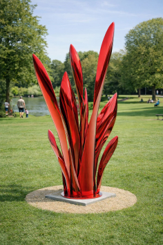 Aloe - Abstract sculpture Organic Botanical Form 2
