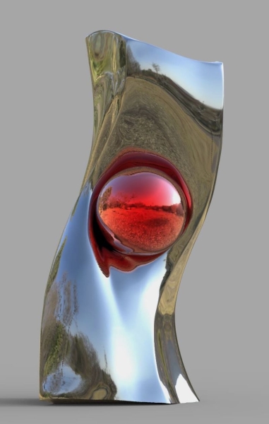 Clash- Stainless Steel Abstract...