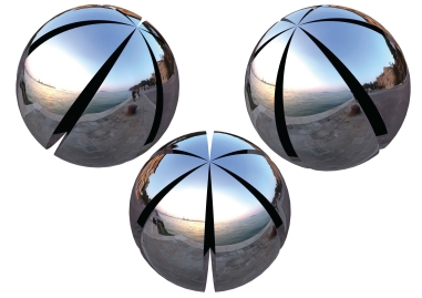 Grooved Ball - Abstract Sculpture...
